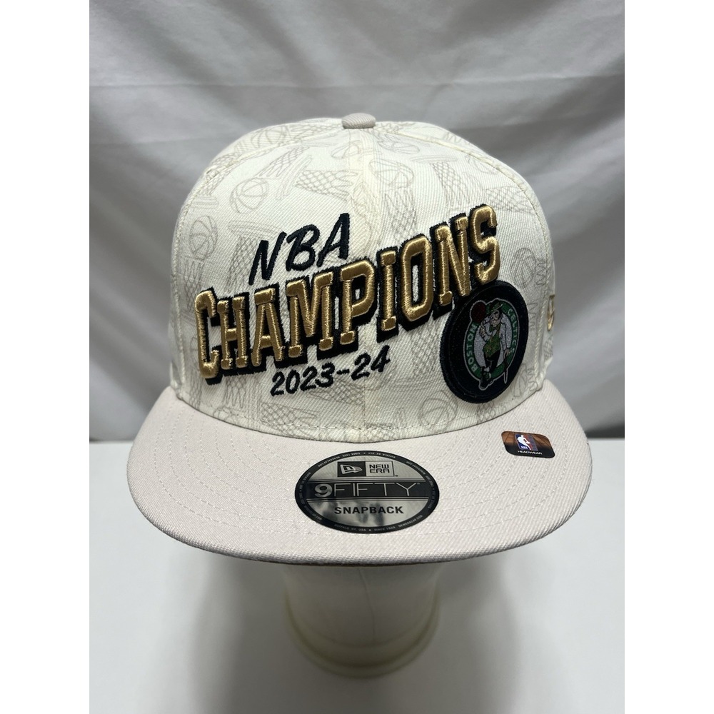 Boston Celtics New Era 9Fifty Snapback Adjustable Hat Cap 23-24 Nba Champs New
